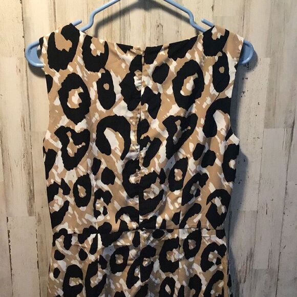 NWT Banana Republic cheetah print dress size 4 - Picture 3 of 6